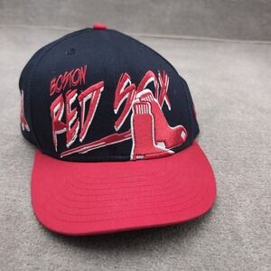 New Era 9Fifty MLB Boston Red Socks Black & Red Snapback Adjustable Baseball Hat